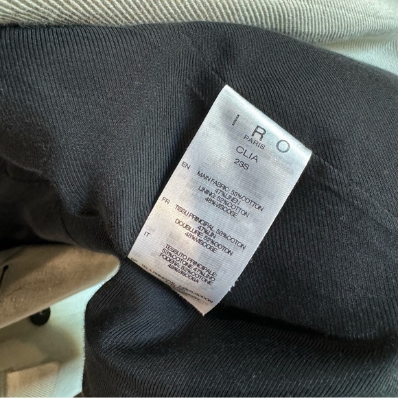 IRO Clia Double-breasted cotton/linen/flax blazer - Picture 5 of 6